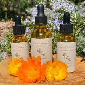 Organic Calendula Oil - 2oz. - Natural Skincare - Farm to Skin